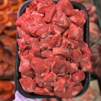 Diced lamb